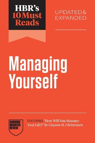 Cover of HBR's 10 Must Reads on Managing Yourself, Updated and Expanded