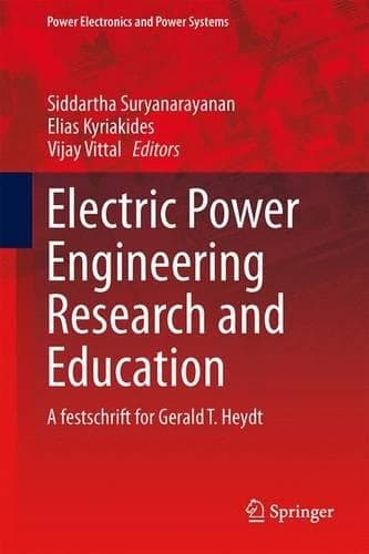Cover of Electric Power Engineering Research and Education