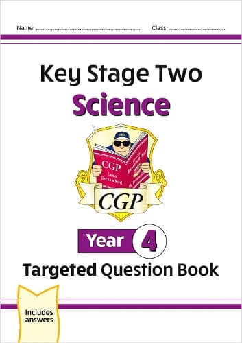 Cover of KS2 Science Year 4 Targeted Question Book (includes answers)