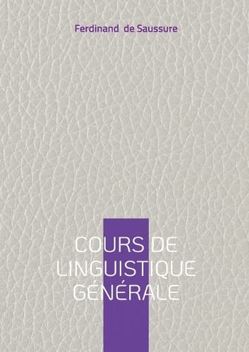 Cover of Cours de linguistique générale