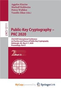 Cover of Public-Key Cryptography - PKC 2020