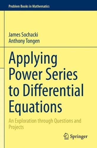 Cover of Applying Power Series to Differential Equations