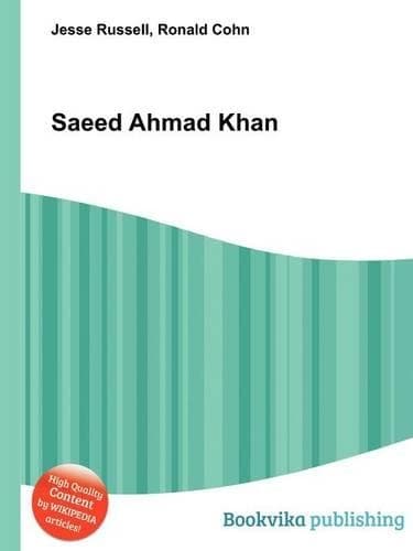 Cover of Saeed Ahmad Khan