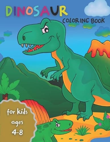 Cover of Dinosaur Coloring Book