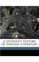 Cover of A student's history of English literature