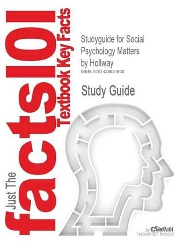 Cover of Studyguide for Social Psychology Matters by Hollway, ISBN 9780335221035