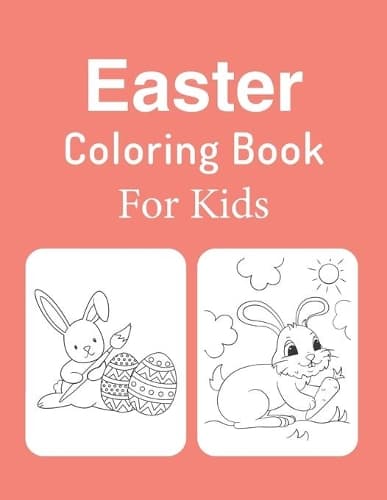 Cover of Easter Coloring Book For Kids