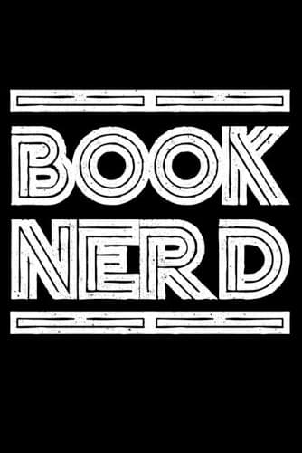 Cover of Book Nerd: Lined A5 Notebook for Nerdy Journal