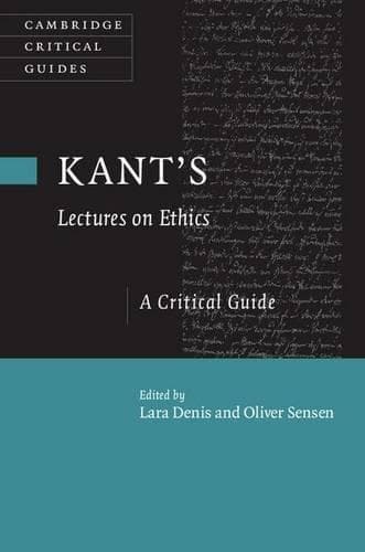 Cover of Kant's Lectures on Ethics