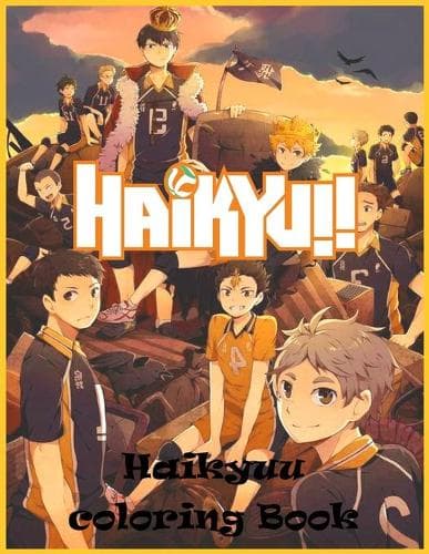 Cover of Haikyuu Coloring Book