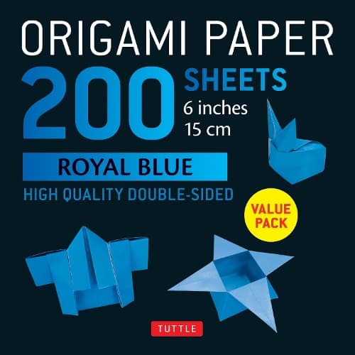 Cover of Origami Paper 200 sheets Royal Blue 6"
