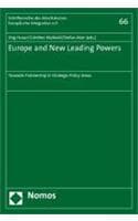 Cover of Europe and New Leading Powers: Towards Partnership in Strategic Policy Areas: Towards Partnership in Strategic Policy Areas(English)