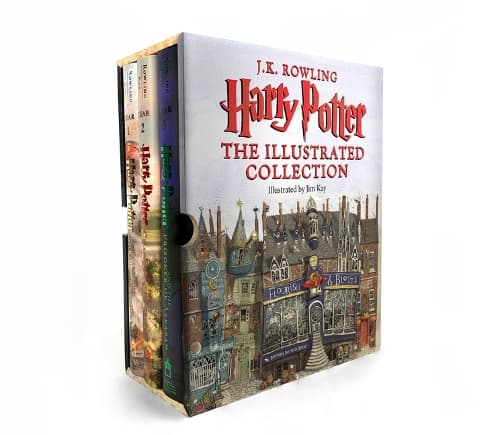 Cover of Harry Potter: The Illustrated Collection (Books 1-3 Boxed Set)