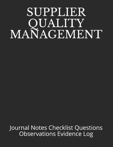 Cover of Supplier Quality Management