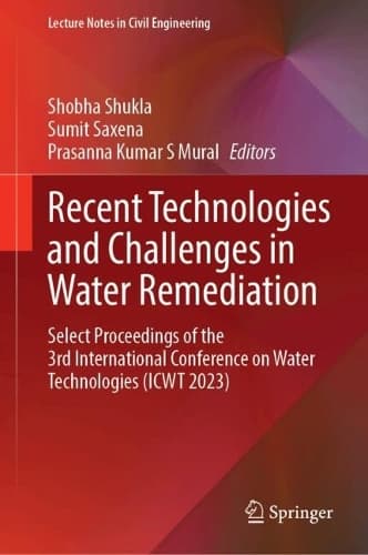 Cover of Recent Technologies and Challenges in Water Remediation