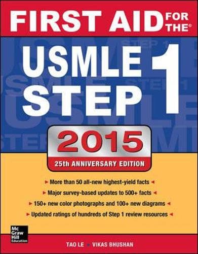 Cover of First Aid for the USMLE Step 1 2015