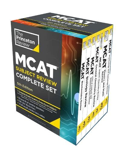 Cover of Princeton Review MCAT Subject Review Complete Box Set, 5th Edition