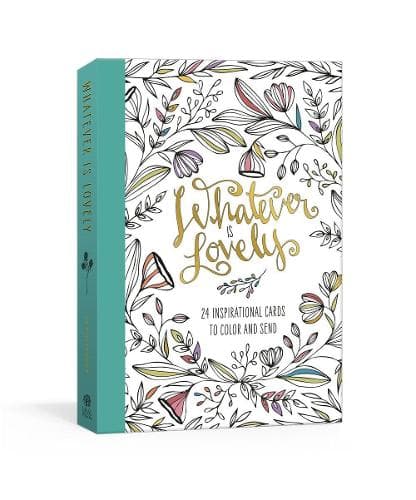 Cover of Whatever is Lovely Postcard Book