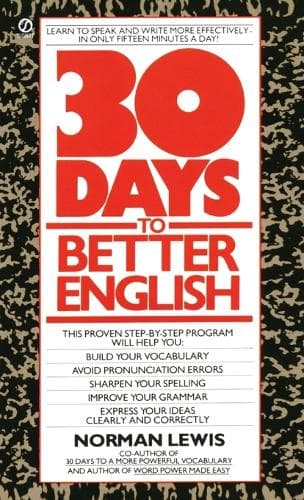 Cover of Thirty Days to Better English