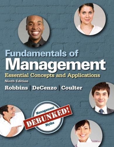 Cover of Fundamentals of Management