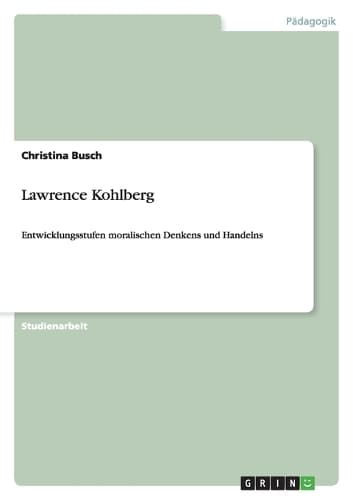 Cover of Lawrence Kohlberg