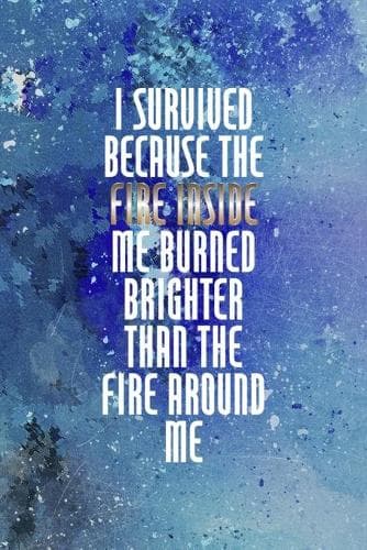 Cover of I Survived Because The Fire Inside Me Burned Brighter Than The Fire Around Me