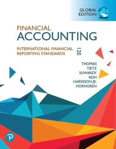 Cover of Pearson eText Access Card for Financial Accounting, [GLOBAL EDITION]