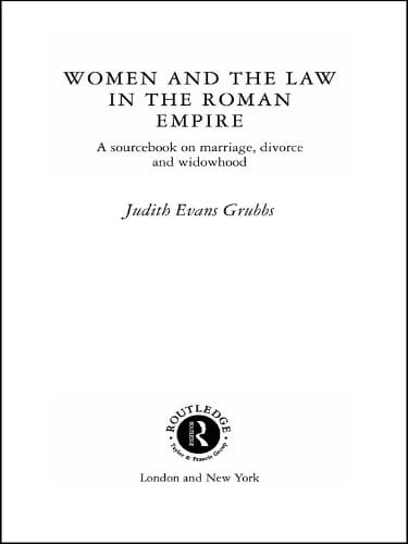 Cover of Women and the Law in the Roman Empire