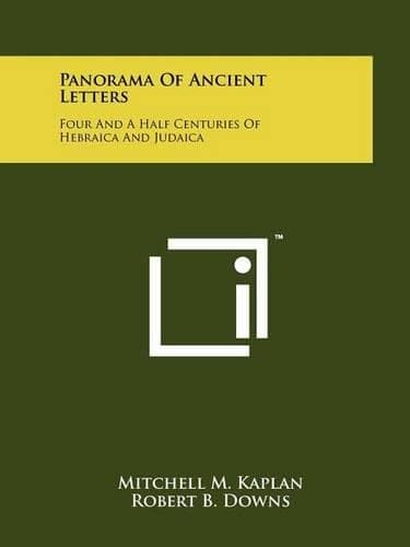 Cover of Panorama Of Ancient Letters