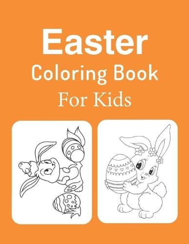 Cover of Easter Coloring Book For Kids