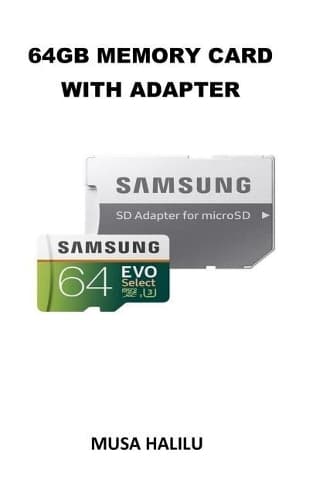 Cover of 64gb Memory Card with Adapter