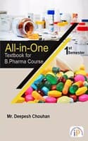 Cover of All-in-One Textbook for B.Pharma Course- For 1st Semester