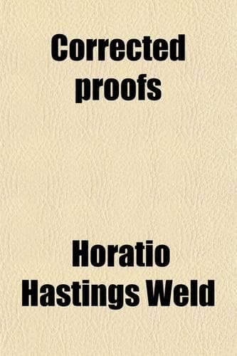 Cover of Corrected Proofs