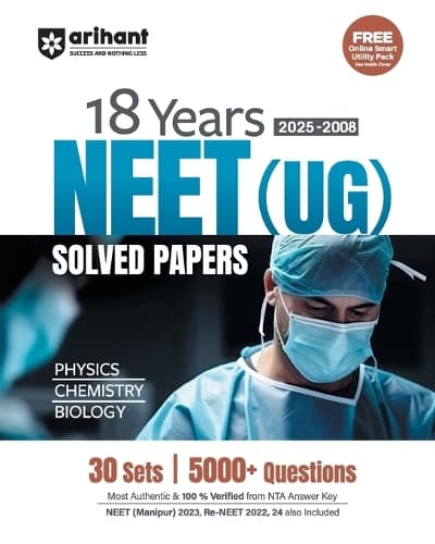 Cover of 18 Years Neet Solved Papers_e (Editionv)