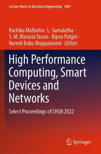 Cover of High Performance Computing, Smart Devices and Networks