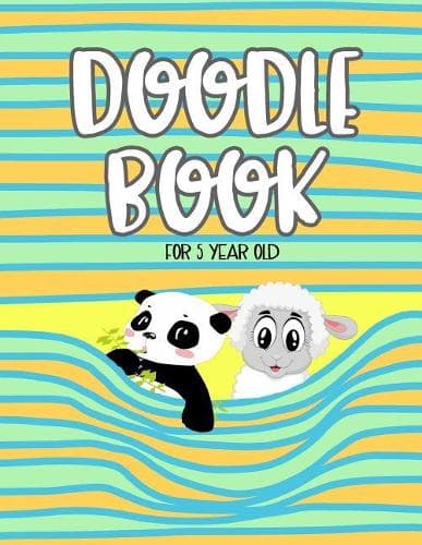 Cover of Doodle Book For 5 Year Old