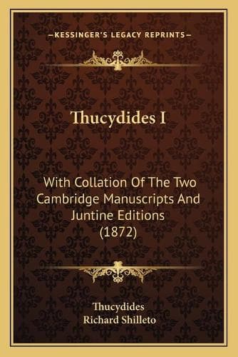 Cover of Thucydides I