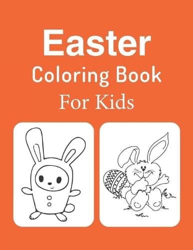 Cover of Easter Coloring Book For Kids