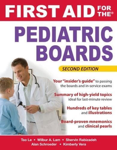 Cover of First Aid for the Pediatric Boards, Second Edition