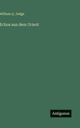 Cover of Echos aus dem Orient