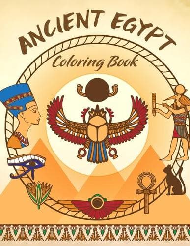 Cover of Ancient Egypt Coloring Book