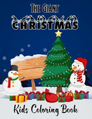 Cover of The Giant Christmas Kids Coloring Book