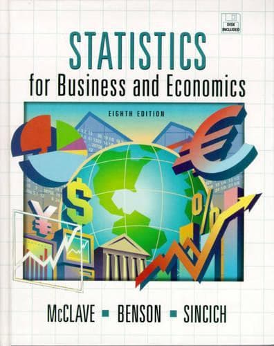 Cover of Statistics for Business and Economics