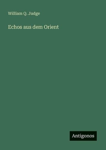 Cover of Echos aus dem Orient