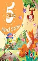 Cover of 5 Minute Animal Stories - Premium Quality Padded & Glittered Book