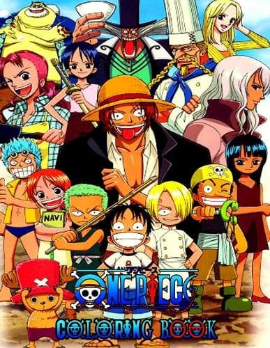 Cover of One Piece Coloring Book