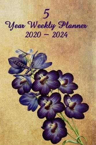 Cover of 5 Year Weekly Planner 2020 - 2024