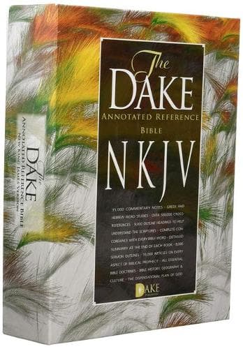 Cover of Dake NKJV Black Bonded Leather