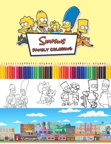 Cover of Simpson Family Coloring