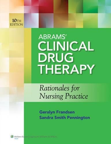 Cover of Abrams' Clinical Drug Therapy